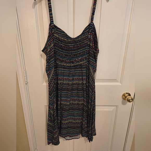 Torrid Colorful Pattern Tank Dress - Picture 3 of 4